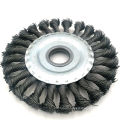 125mm X 22MM Arbor hole Knotted Wire Twisted Wheel Brush For Angle Grinder